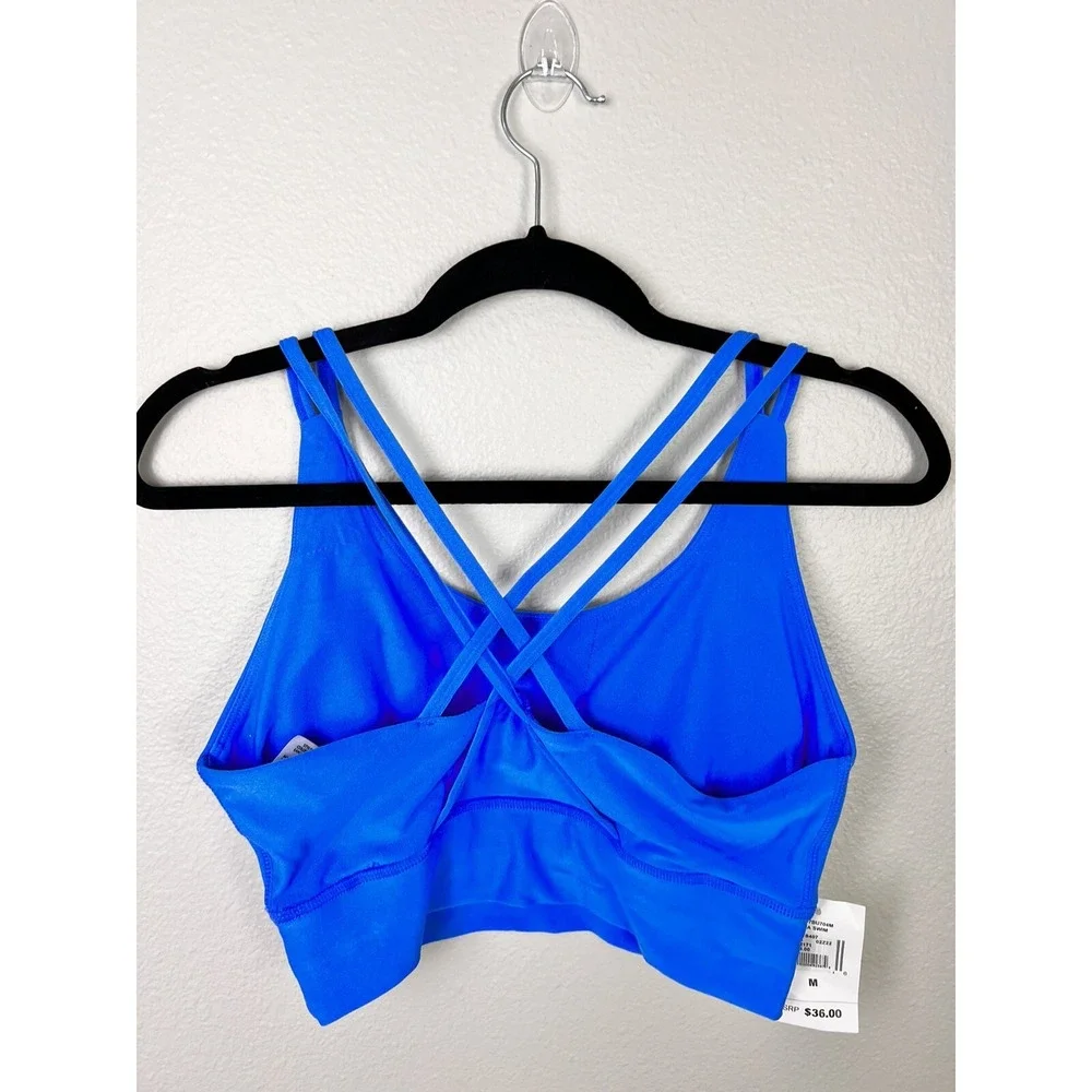 Women's‎ Athletic Works Body Up Sports Bra Pull On Size M NWT Color Cabana Swim